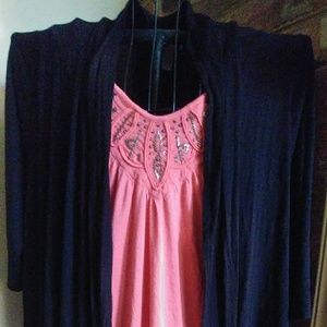 Design History  w/ cardigan qtr sleeve